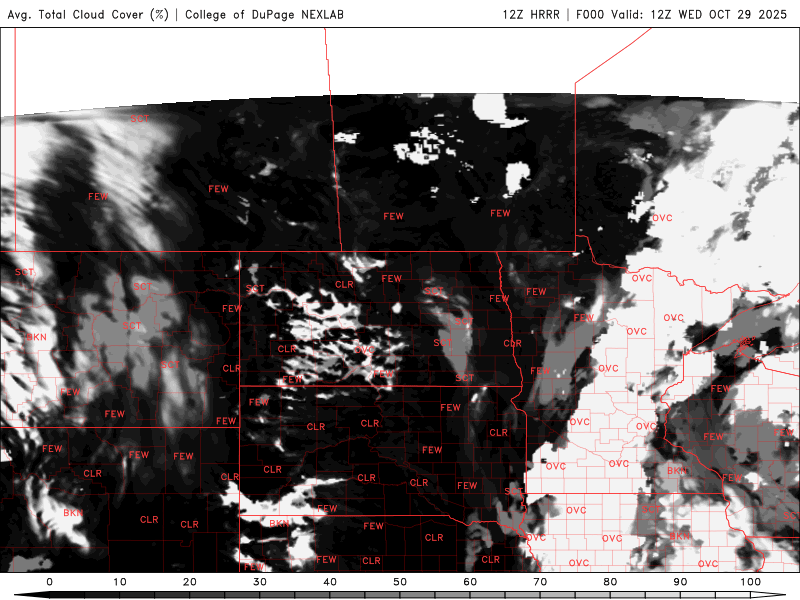 Decreasing clouds Wednesday with seasonable temperatures 