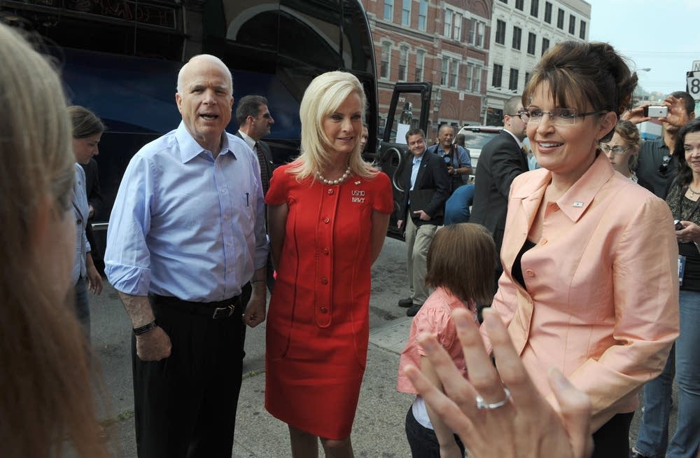 John and Cindy McCain, Sarah Palin