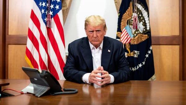 Markets react to status updates on Trump and Biden