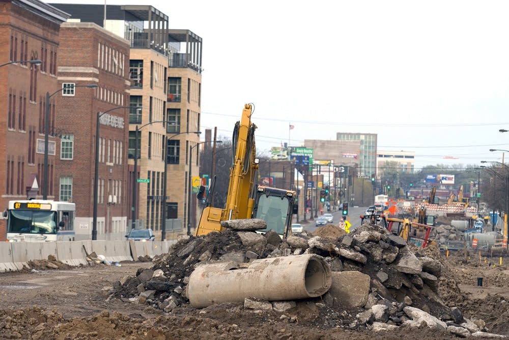 University Avenue construction