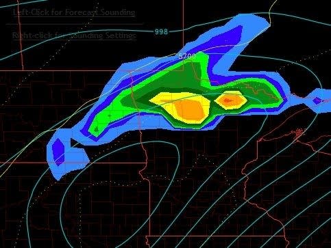 June 6 - Sun 21Z rain