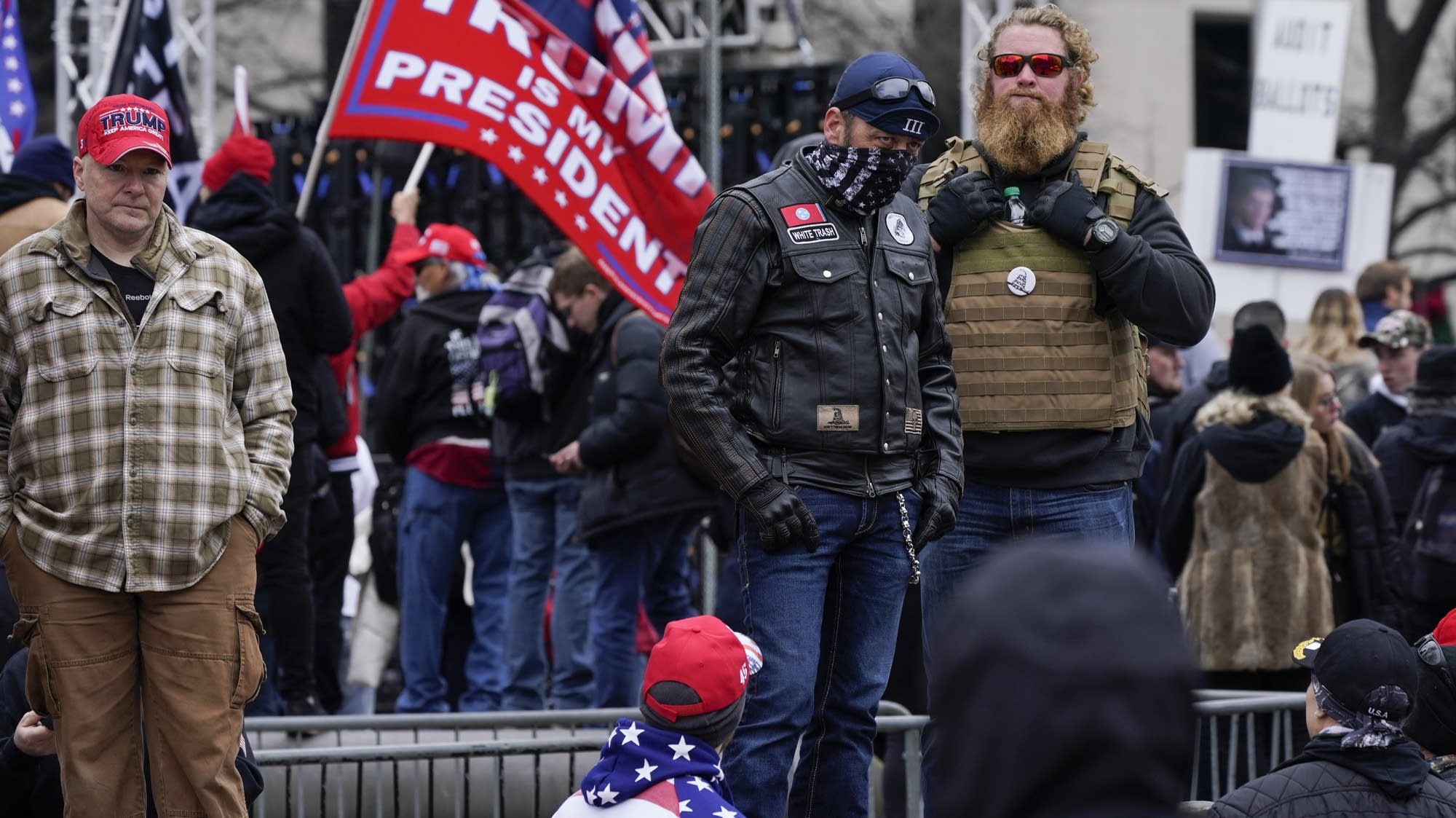 Hundreds of Trump supporters flock to D.C. ahead of vote | MPR News