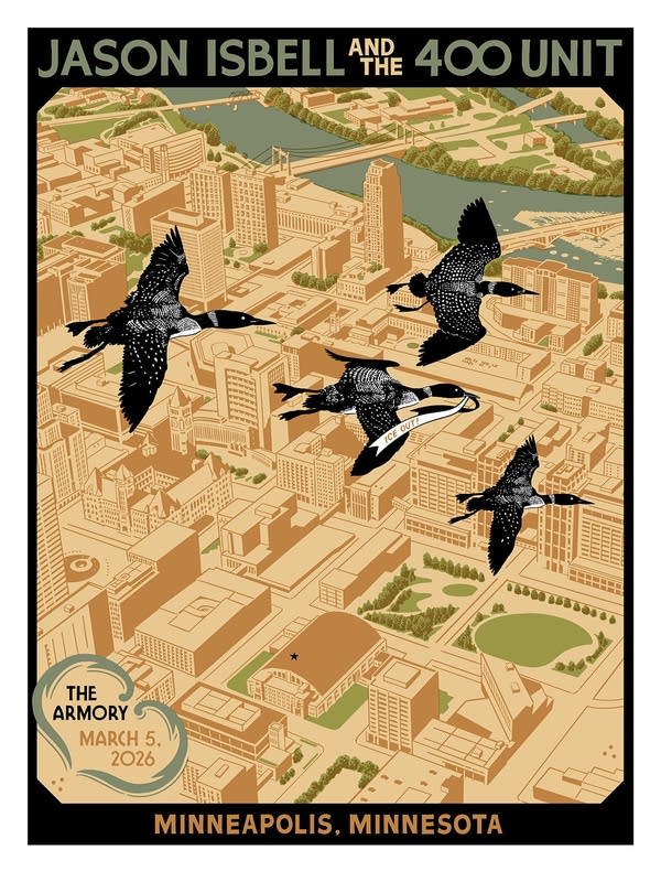 Jason Isbell and the 400 Unit Ice Out Benefit Poster 2026