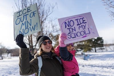 MPLS families and educators hold a press conference 