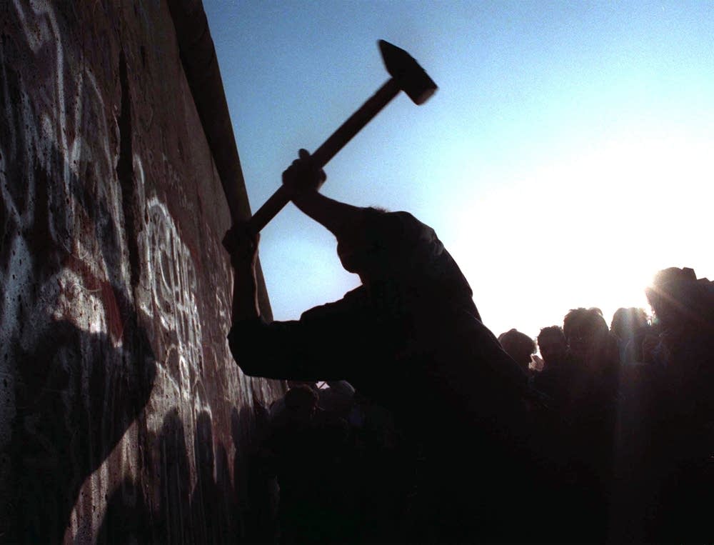 Hammering the wall