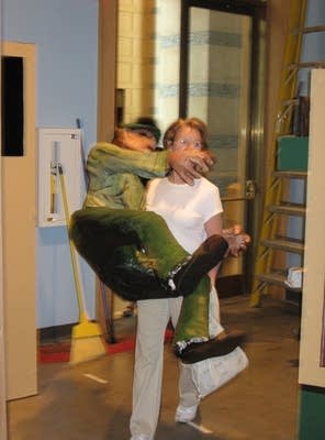 Carrying a bus driver