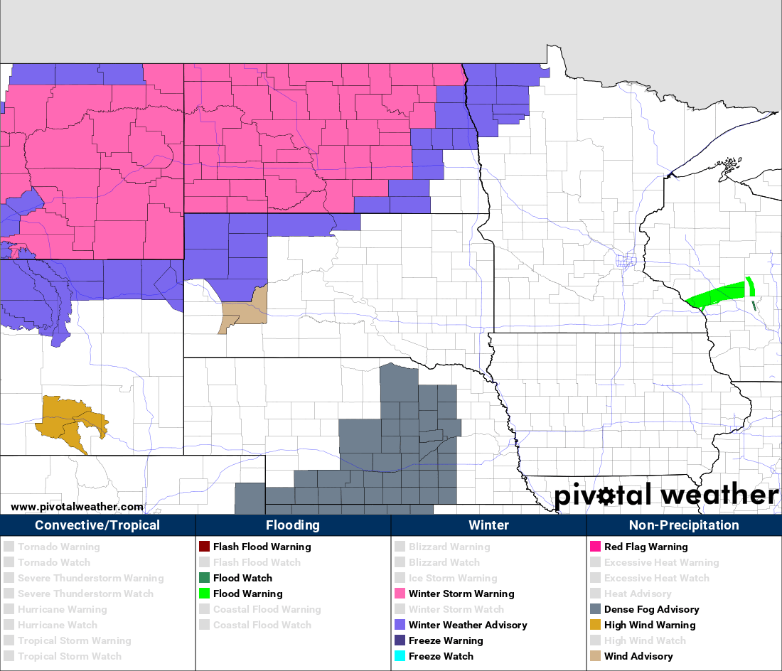 Scattered showers Thursday; snow in northwest Minnesota
