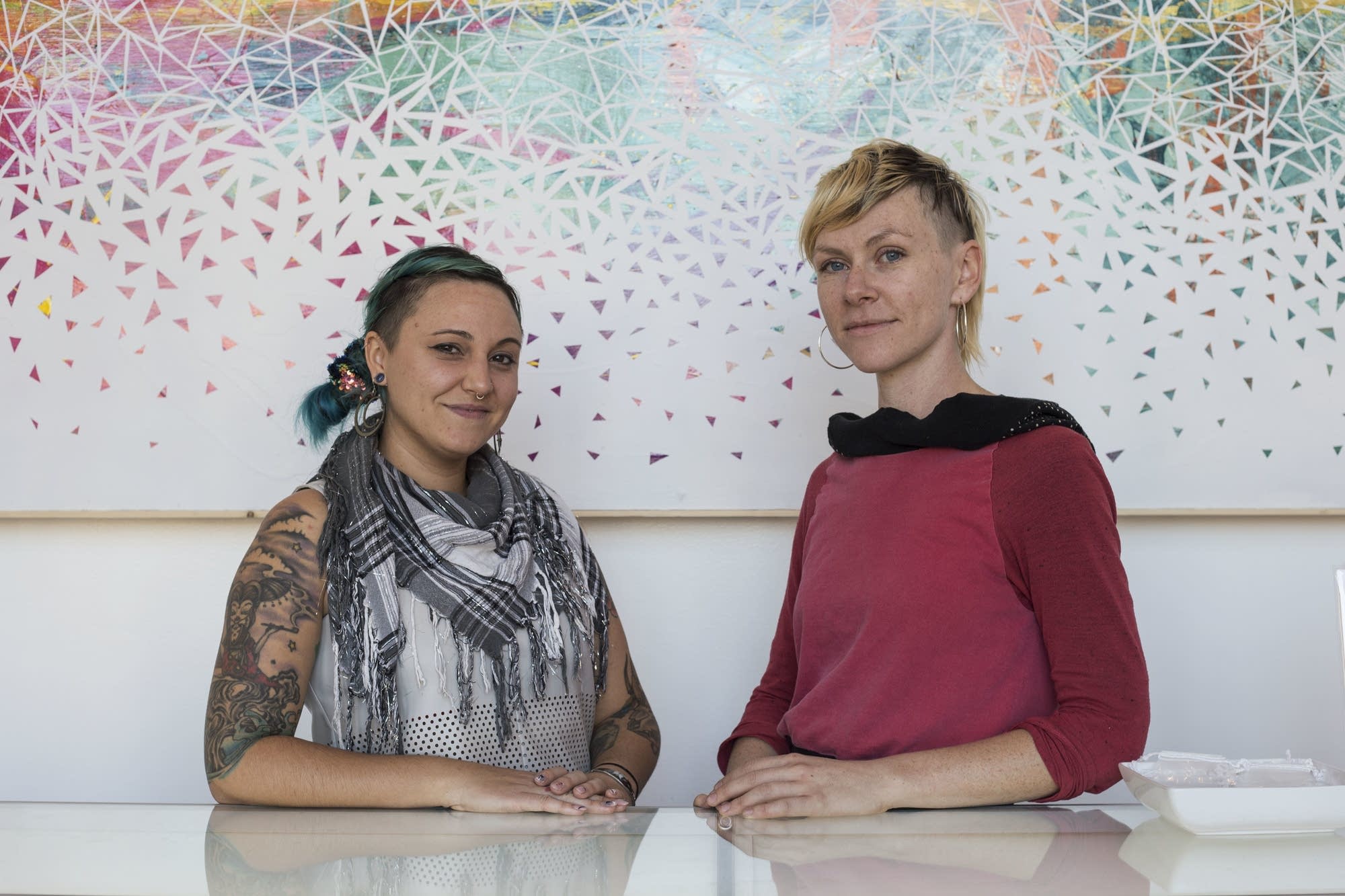 Cassie Garner and Jade Patrick, curators at Gamut Gallery