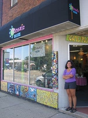 An artsy home for an artsy business