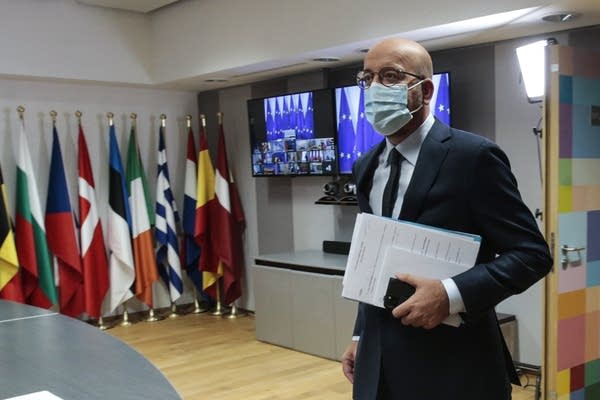 European Union leaders are holding a virtual summit on the crisis in Belarus as post-Brexit trade talks resume.