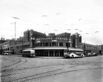 Northland-Greyhound bus depot