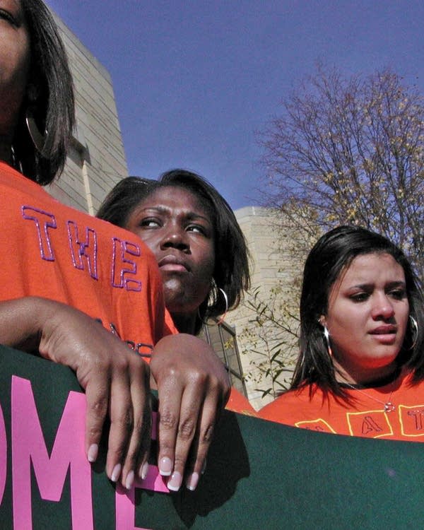 Large Crowd Rallies Against Hate Speech At St Thomas Mpr News