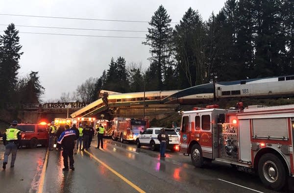 An Amtrak train derailed south of Seattle
