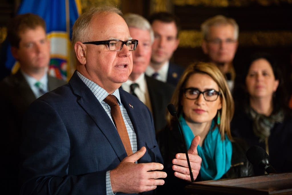Walz says his plan is "different" for its collaboration with utilities.