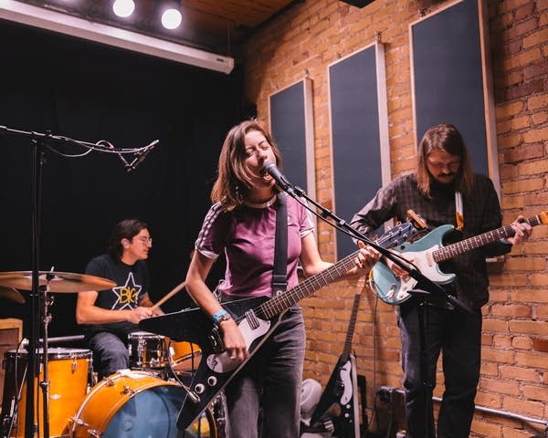 Ratboys performing on stage