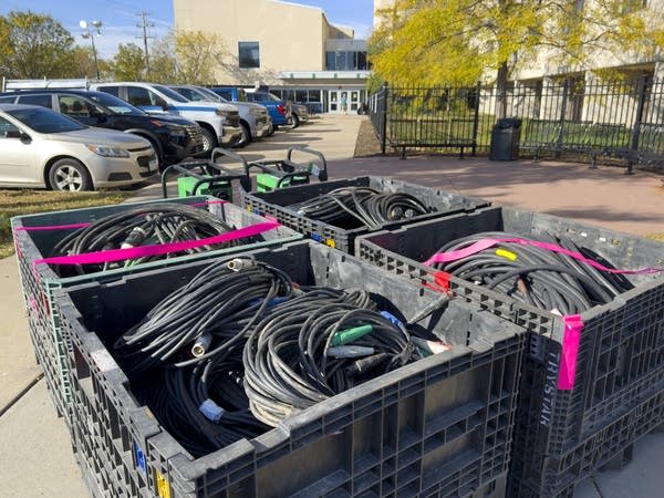 Skyline Tower stands 