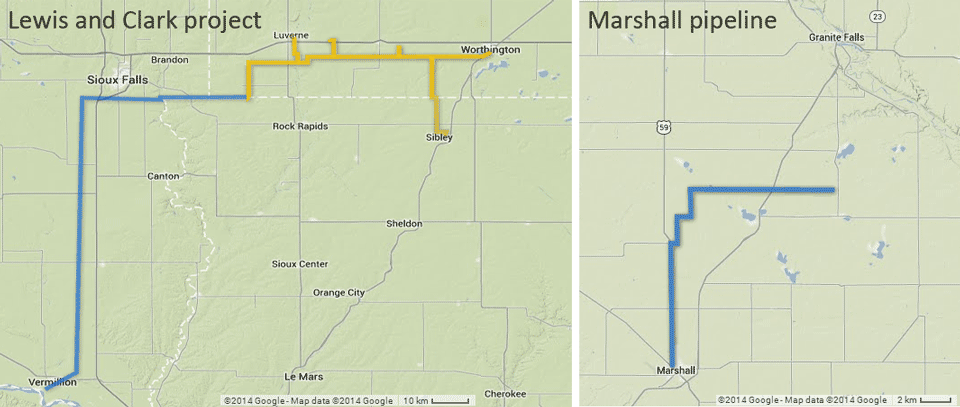 Southwest Minnesota pipeline projects