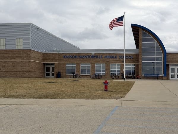 Kasson-Mantorville Middle School where Aaron Wilke teaches. He's worked in the district for nearly 30 years. 