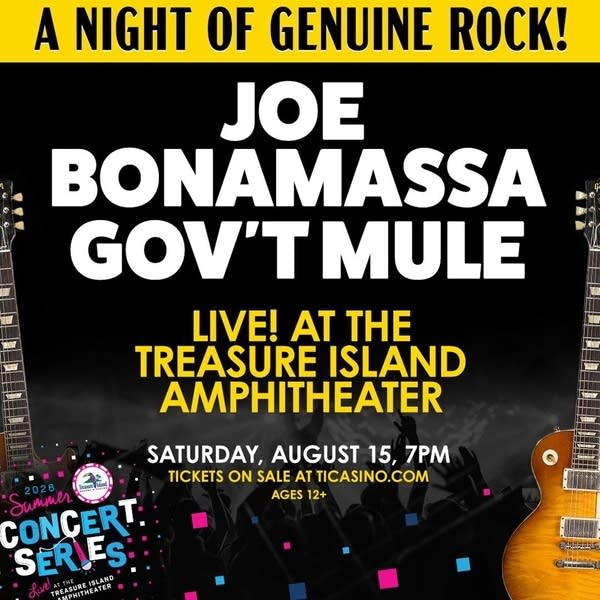 Joe Bonamassa at Treasure Island Aug 2026