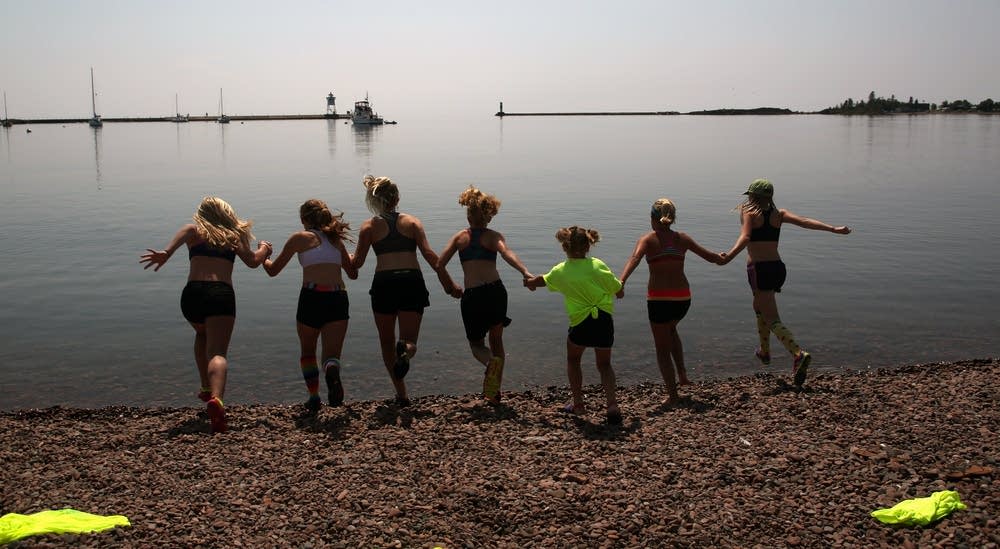Taking a dip in Superior
