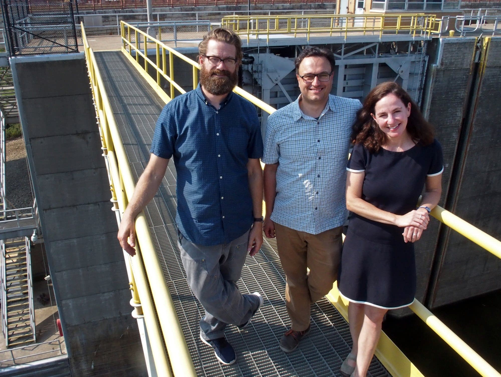 Aaron Dysart, Dan Dressler and Katie Nyberg