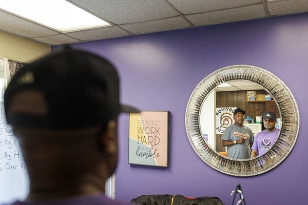 Ivan Nelson looks toward JR Graham