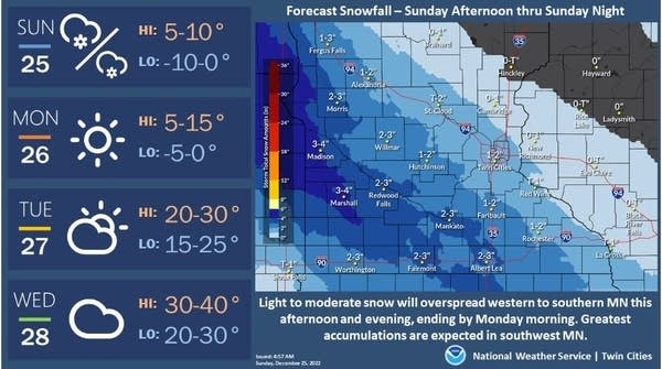 Christmas weather outlook