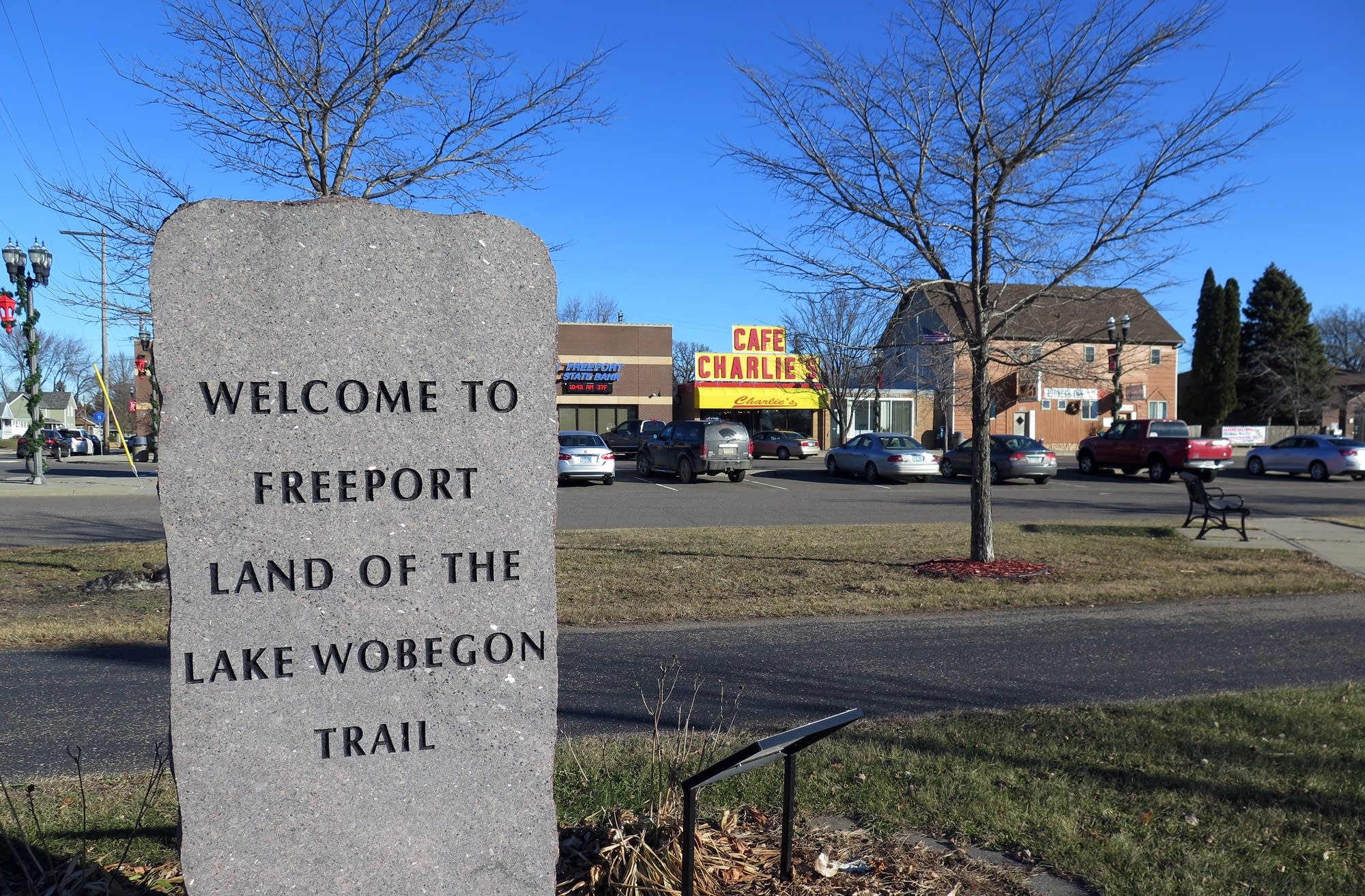 The Lake Wobegon Trail runs through Freeport.