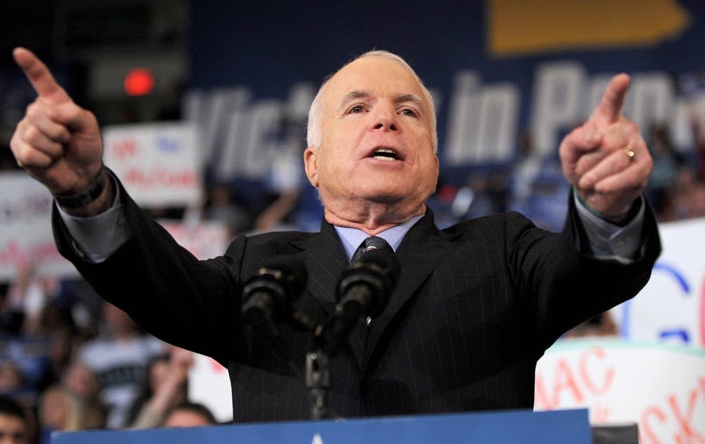 John McCain campaigns in Pennsylvania