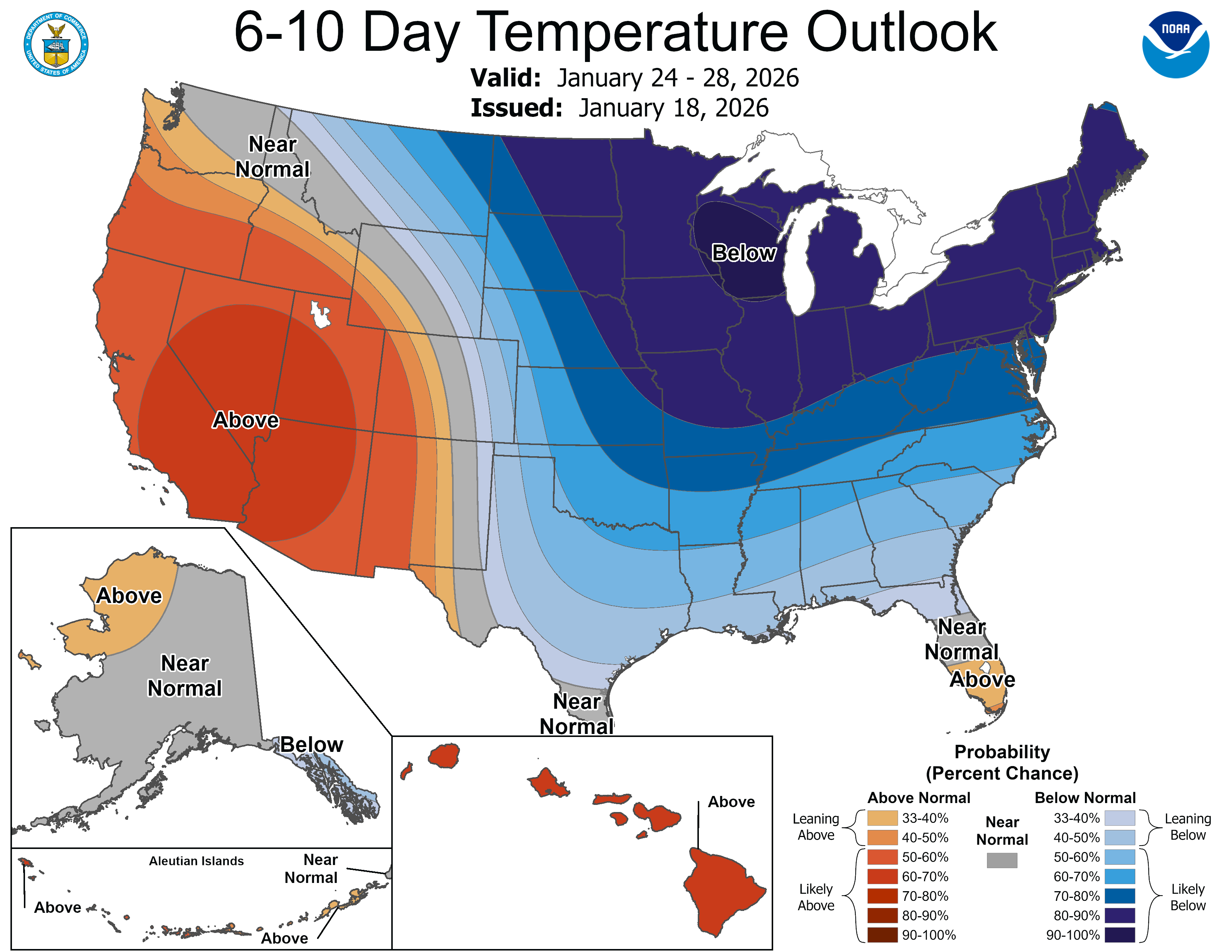 6-10 day temperature outlook