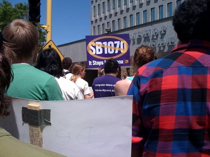 Fort Snelling rally