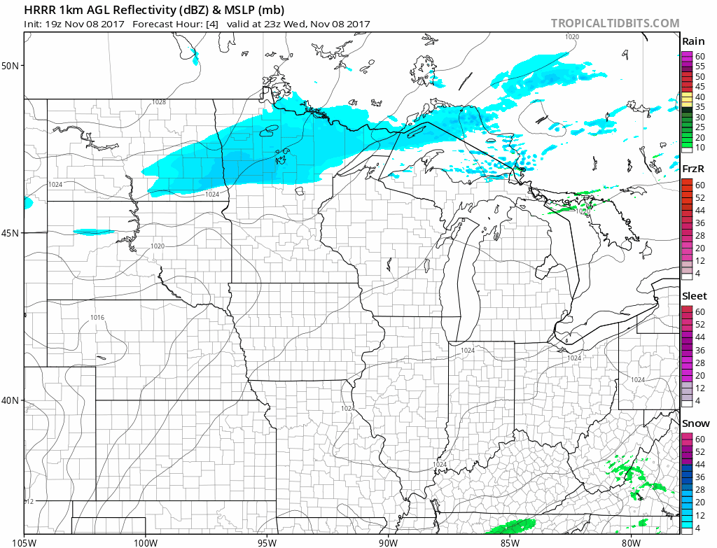 Snowy swipe overnight, hints of Indian summer next week