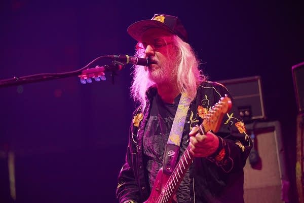 J Mascis of Dinosaur Jr. performing at Xcel Energy Center in St. Paul on Wednesday, Sept. 4, 2024.