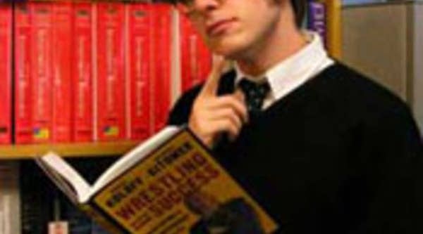 Rico Gagliano back in 2004, studying up for the first "Educating Rico" segment.