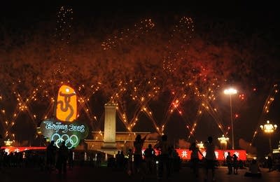 Olympics opening fireworks