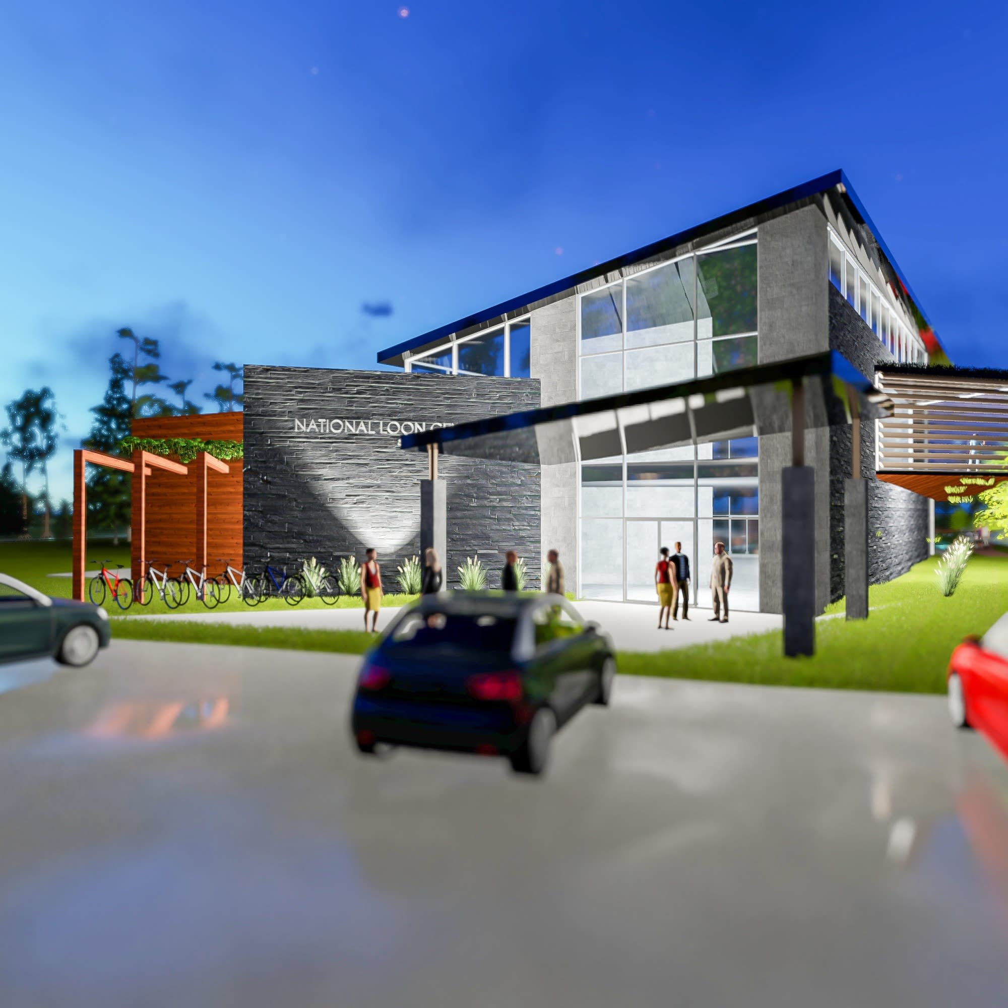 National Loon Center renderings.
