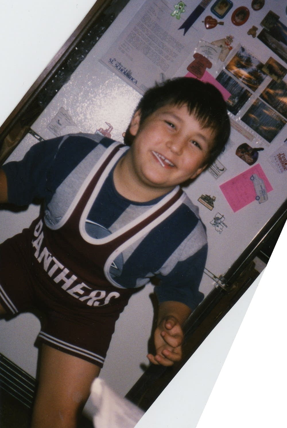 Young wrestler