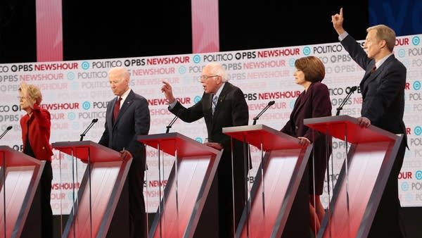 The last Democratic debate at Loyola Marymount University on December 19, 2019 in Los Angeles, California.