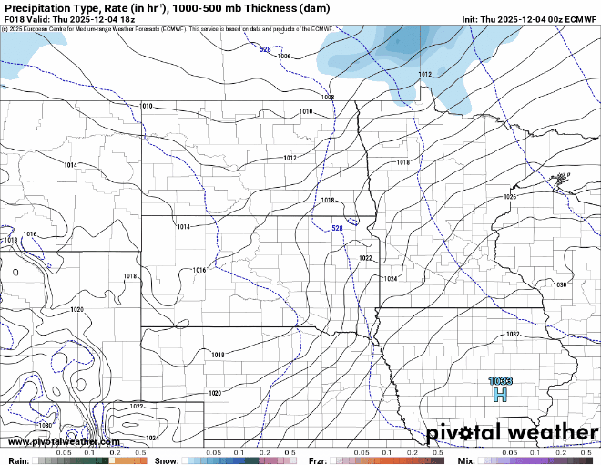 Snow track through Saturday