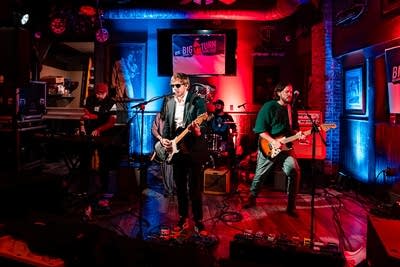 band performing on stage