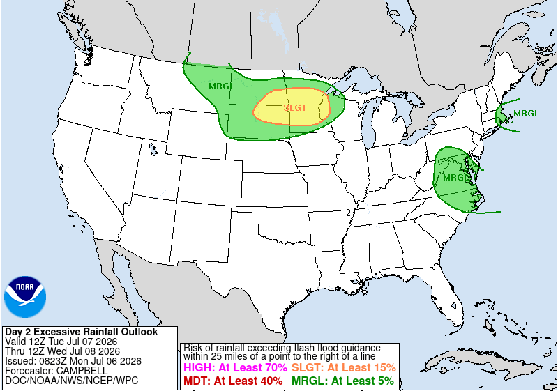Day 2 excessive rainfall outlook