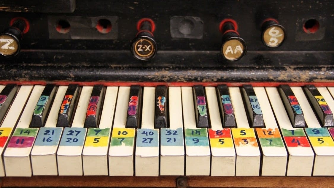 The keyboard of Harry Partch's
