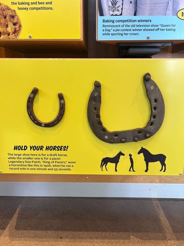 two horsehoes