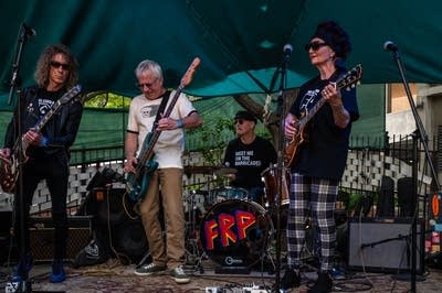 Danger Pins performing on stage