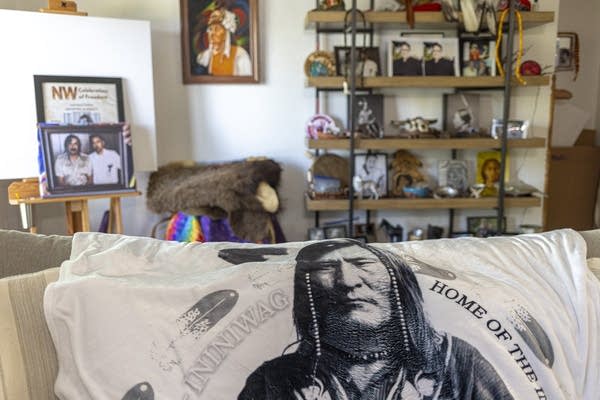 A Native activist, Leonard Peltier