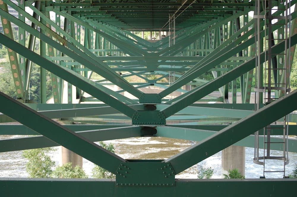 Underside of bridge