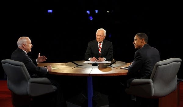 The candidates in their final debate