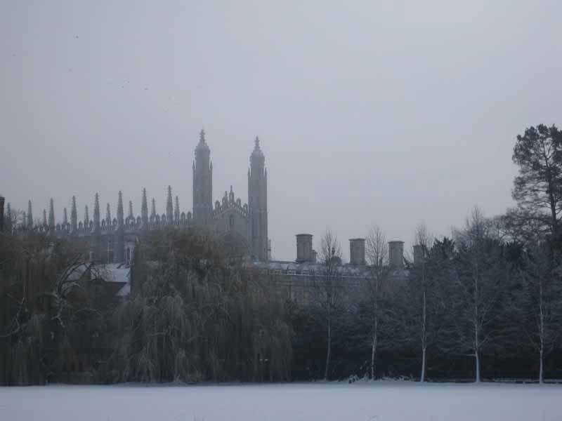 Kings College Chapel in the Snow
