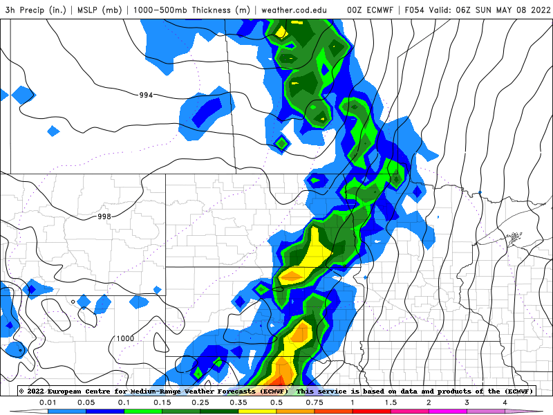 sunday EUR precip