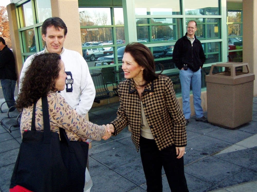 Shaking hands